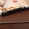 Dacasso Brown 17" x 12" Leatherette Square Corner Placemat HN-3347 - alternate 3